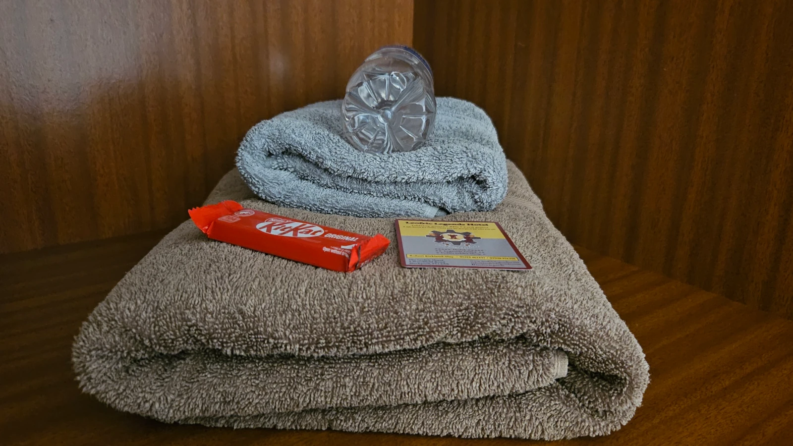 Luxury towels and treats